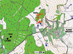 Schema TZGPS (Mapov podklad-mont ZM 1:25000 R, ZK