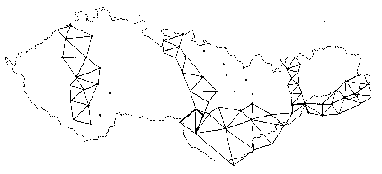 Obr. 1 - Prbh etzc ZEN na zem tehdej SR