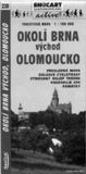 Okol Brna vchod, Olomoucko, 1:100 000