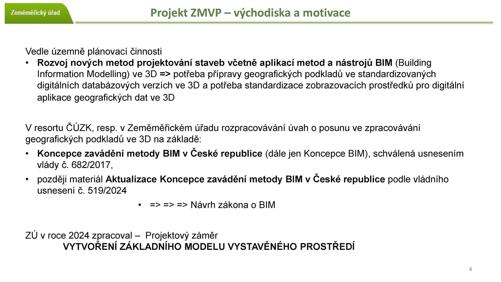 ZMVP Pavel Šidlichovský Základní model vystavěného prostředí