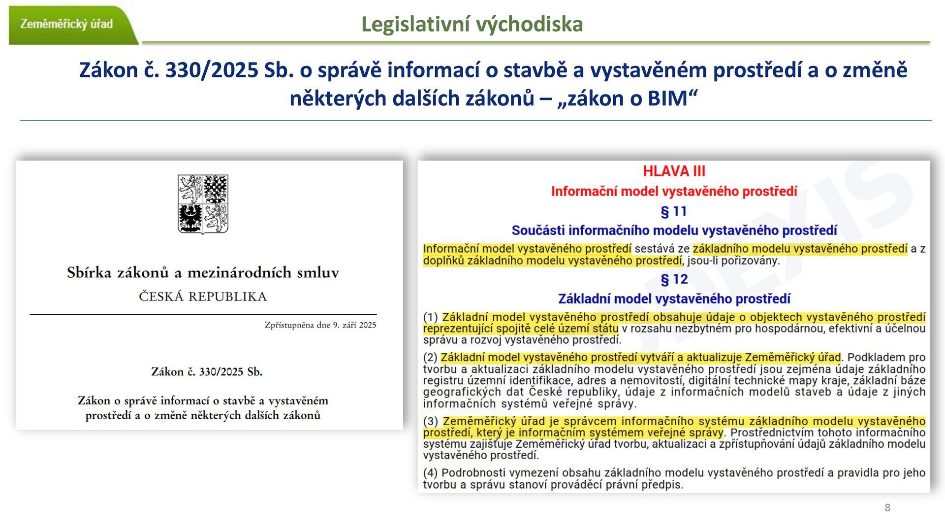 ZMVP Pavel Šidlichovský Základní model vystavěného prostředí