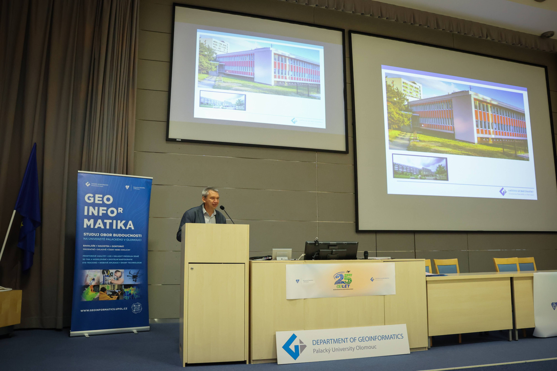 Slet 25 let katedry geoinformatiky, UPOL, 2026, foto Sára Chromá