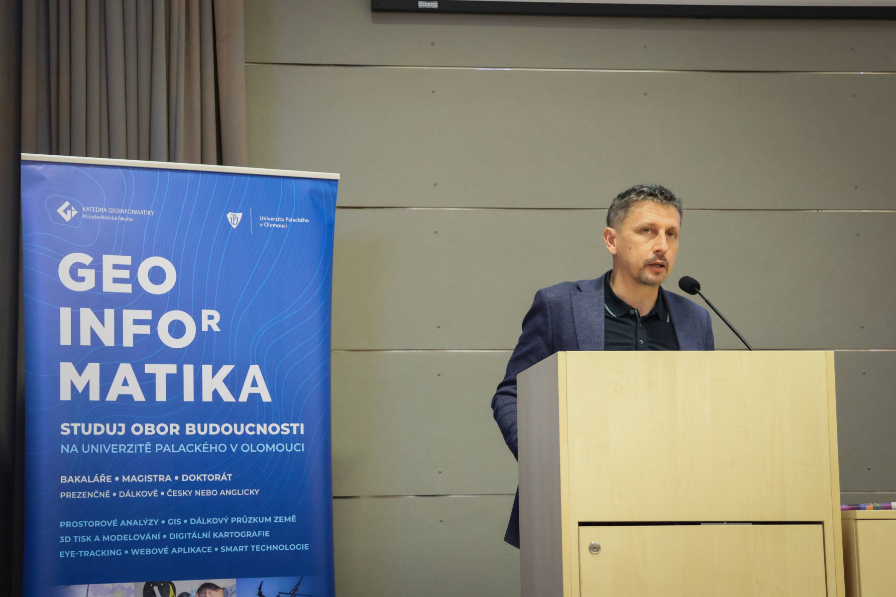 Slet 25 let katedry geoinformatiky, UPOL, 2026, foto Sára Chromá